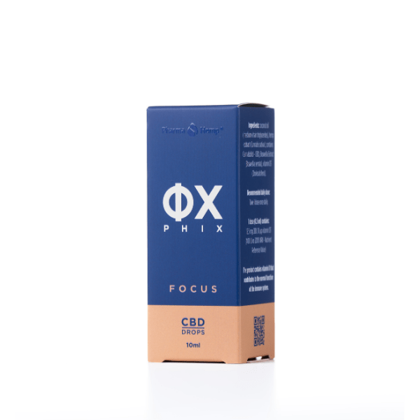  PHIX Focus drops 5% CBD, 10ml 