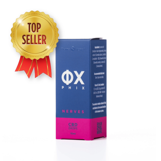 PHIX Nerves drops, CBD 25%, 10ml